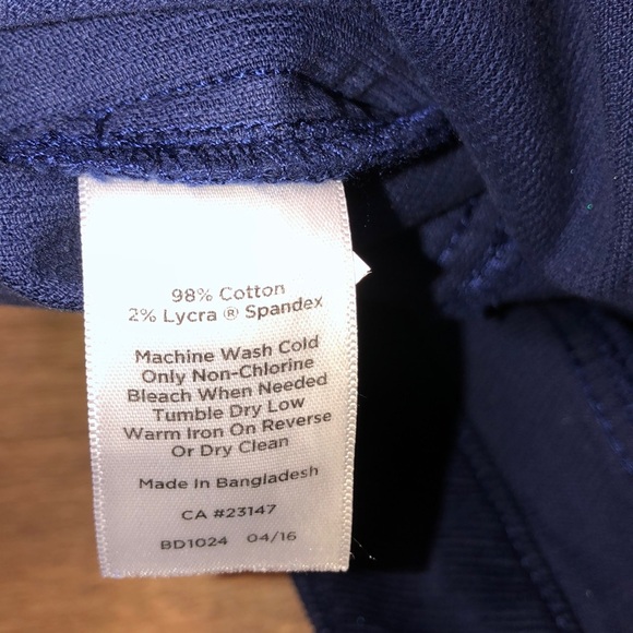 TALBOTS size 2 blue corduroy midi skirt - Picture 7 of 7